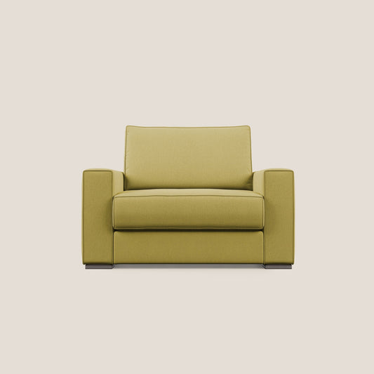 Dream poltrona letto in tessuto smacchiabile T05 giallo
