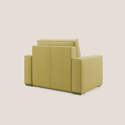 Dream poltrona letto in tessuto smacchiabile T05 giallo