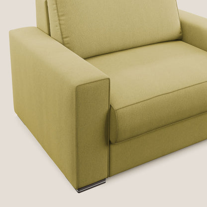 Dream poltrona letto in tessuto smacchiabile T05 giallo
