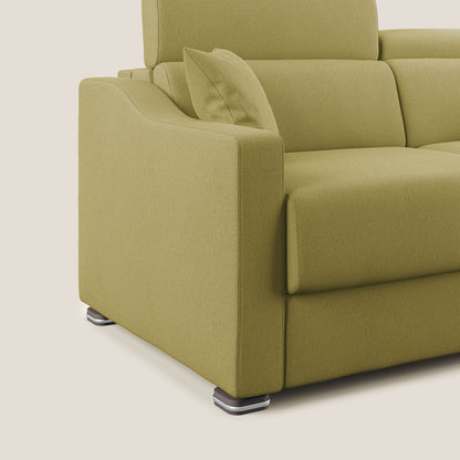 Divano letto matrimoniale Amber in tessuto smacchiabile T05