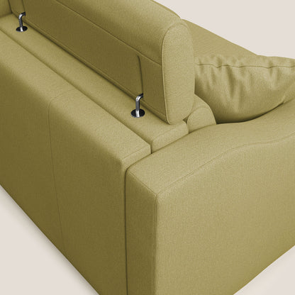 Divano letto matrimoniale Amber in tessuto smacchiabile T05