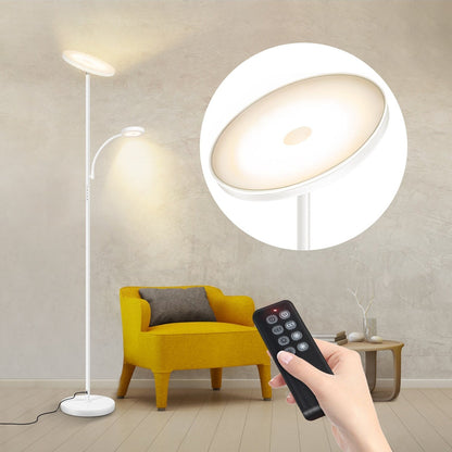 70 LED Torchiere Floor Lamp with Touch Control and Remote - N/A