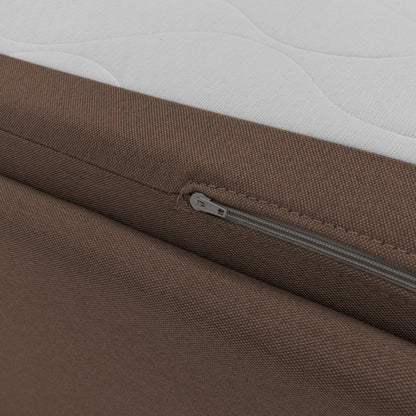 Durini Divano duplex con doppio letto in tessuto simil cotone impermeabile T13 marrone 