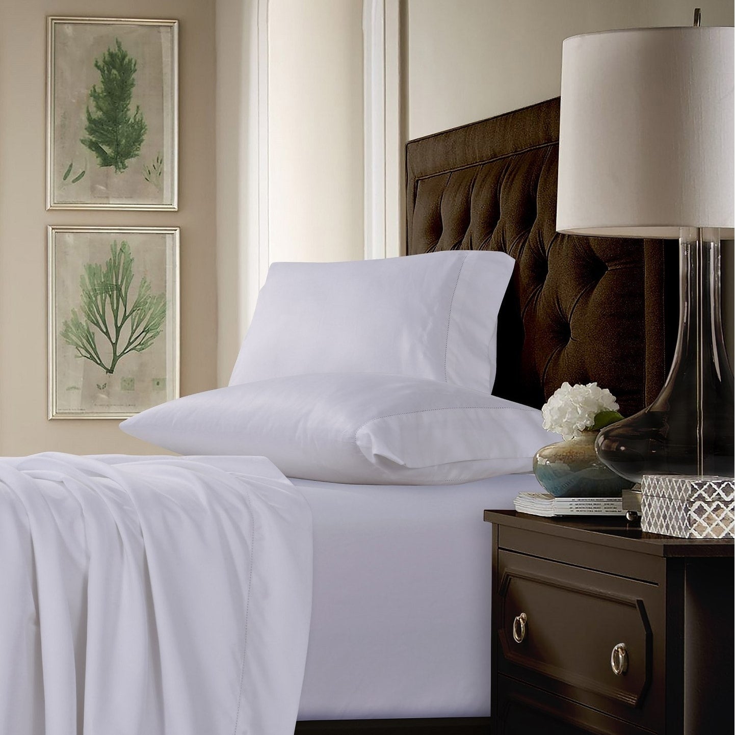 750 Thread Count Cotton Sateen Pillowcases (Set of 2)