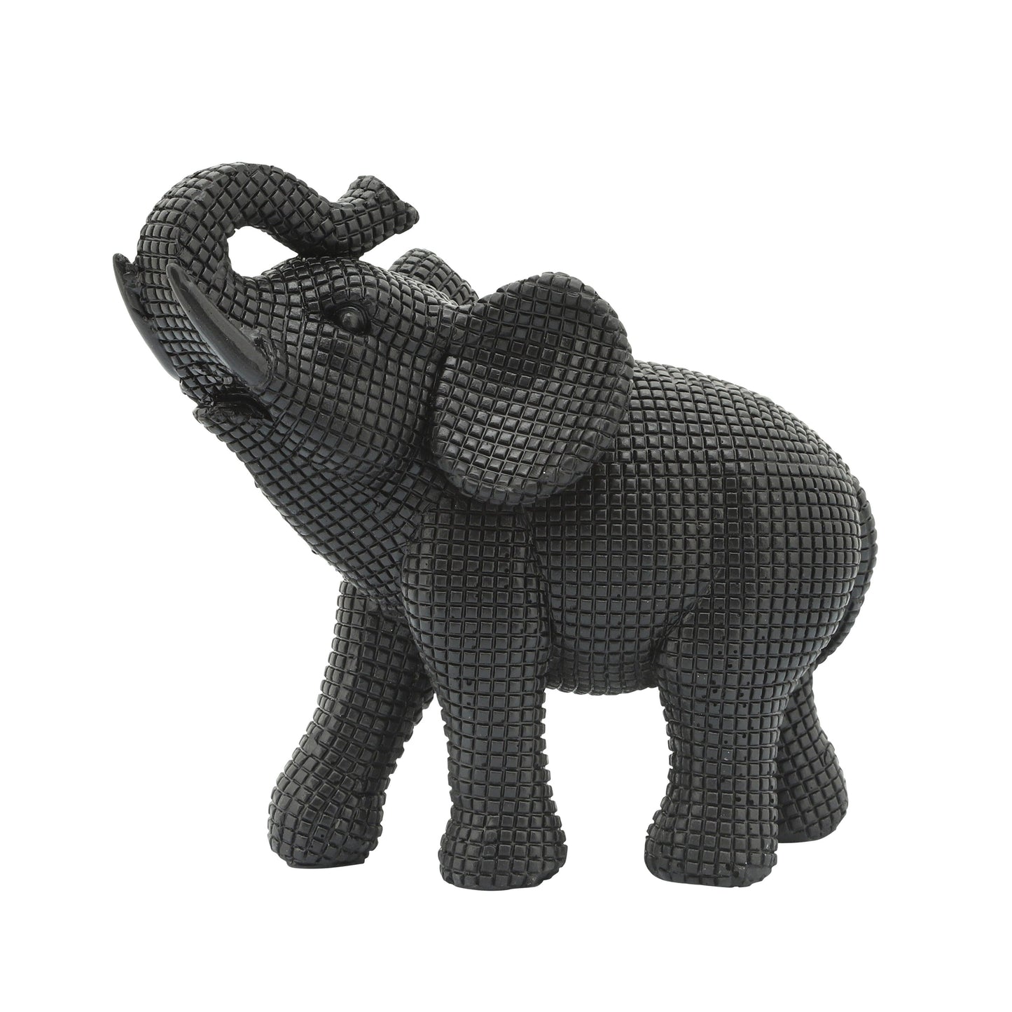 Sagebrook Home Boho 7 Polyresin Elephant Sculpture Decorative Figurine - 7 x 4 x 7