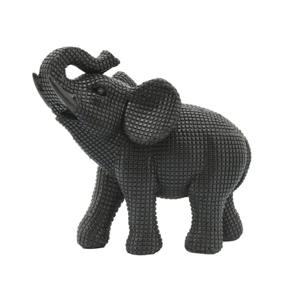 Sagebrook Home Boho 7 Polyresin Elephant Sculpture Decorative Figurine - 7 x 4 x 7
