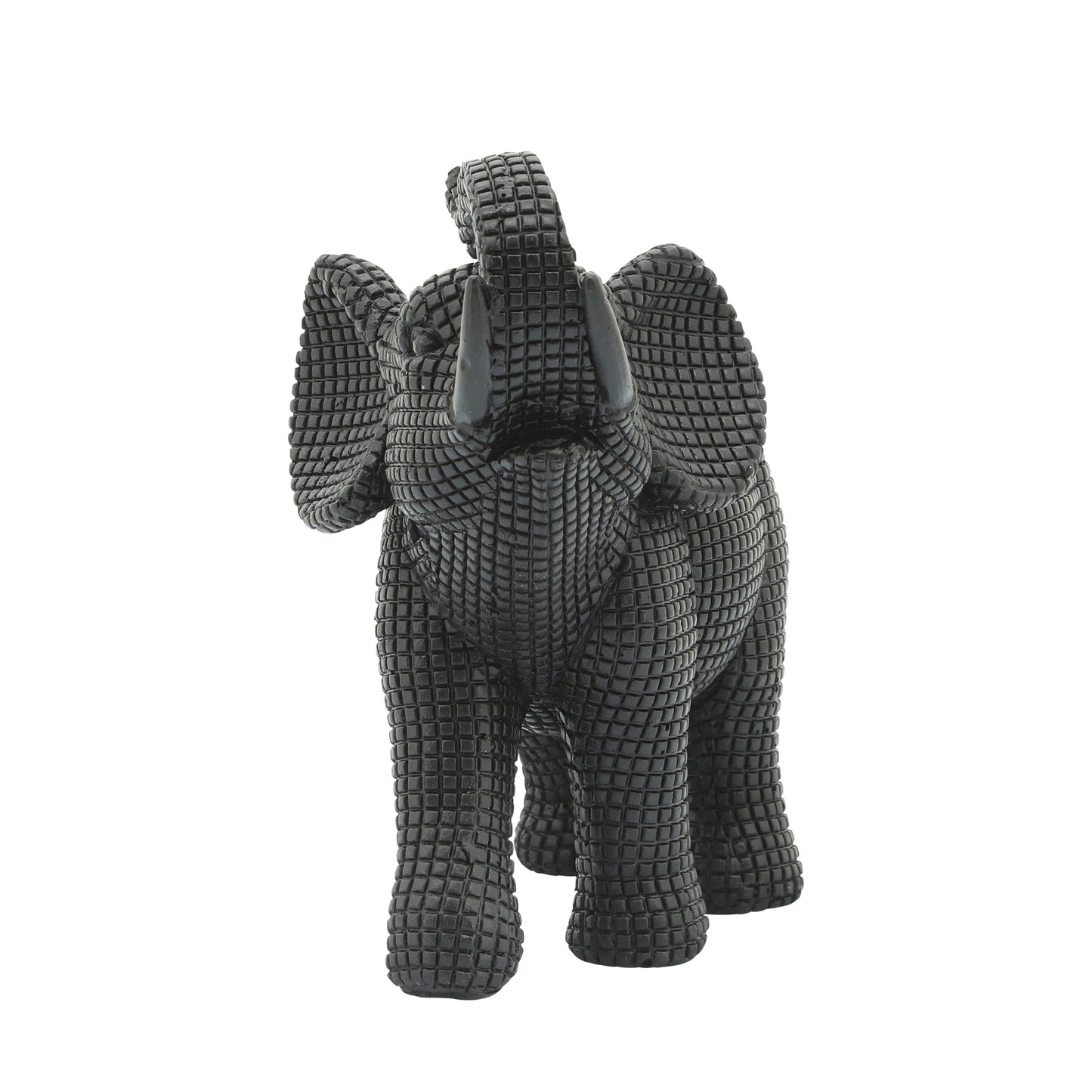 Sagebrook Home Boho 7 Polyresin Elephant Sculpture Decorative Figurine - 7 x 4 x 7