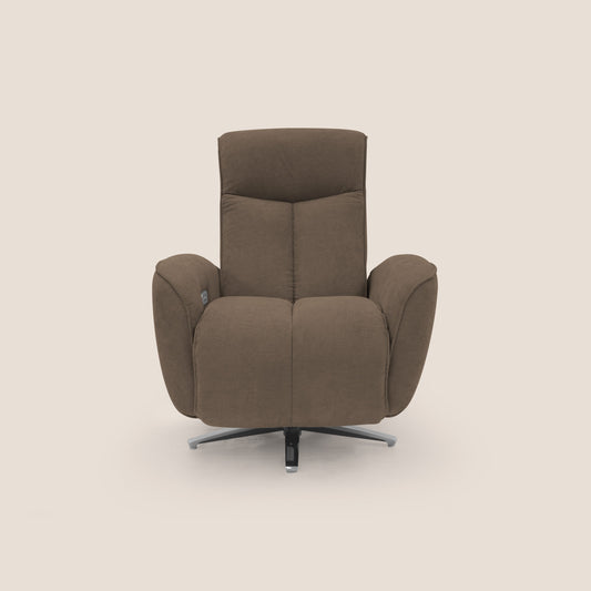 Poltroncina EVA RELAX in morbido tessuto impermeabile T02 marrone