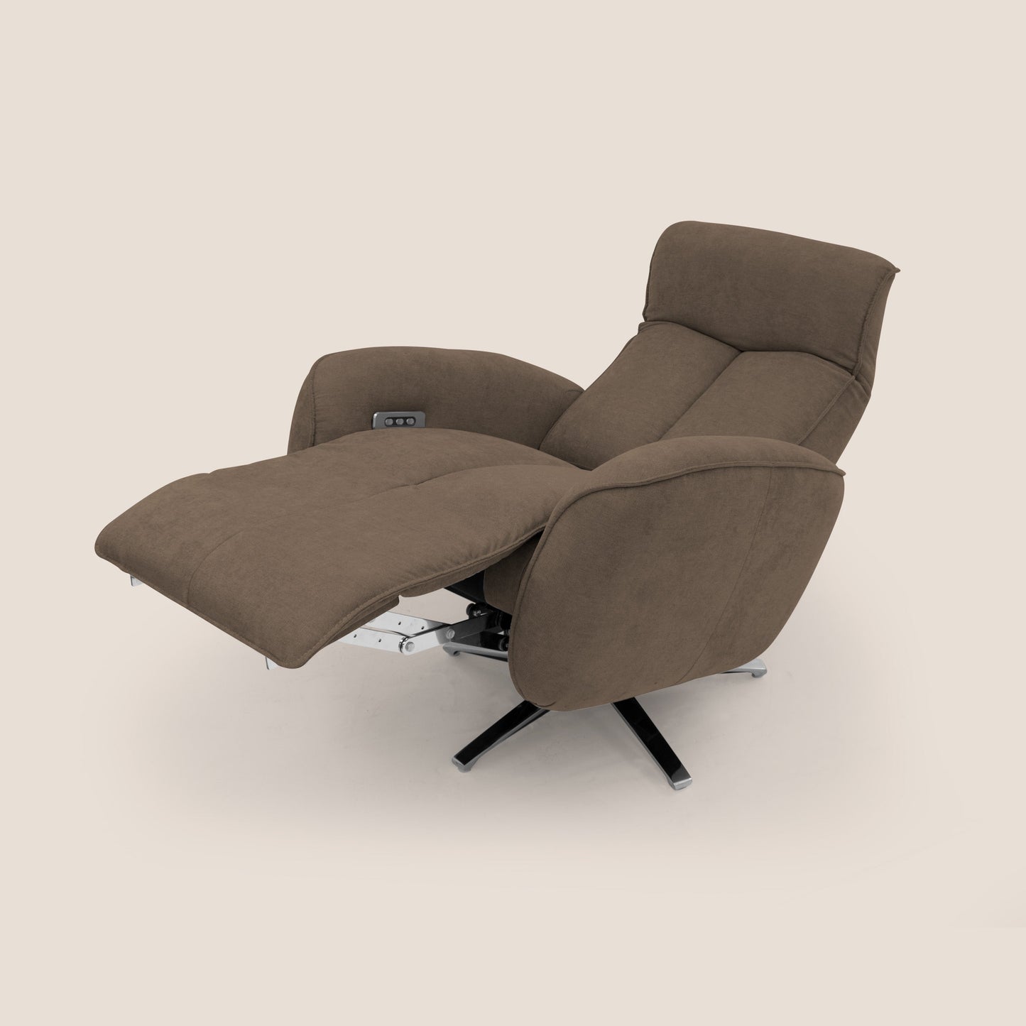 Poltroncina EVA RELAX in morbido tessuto impermeabile T02 marrone