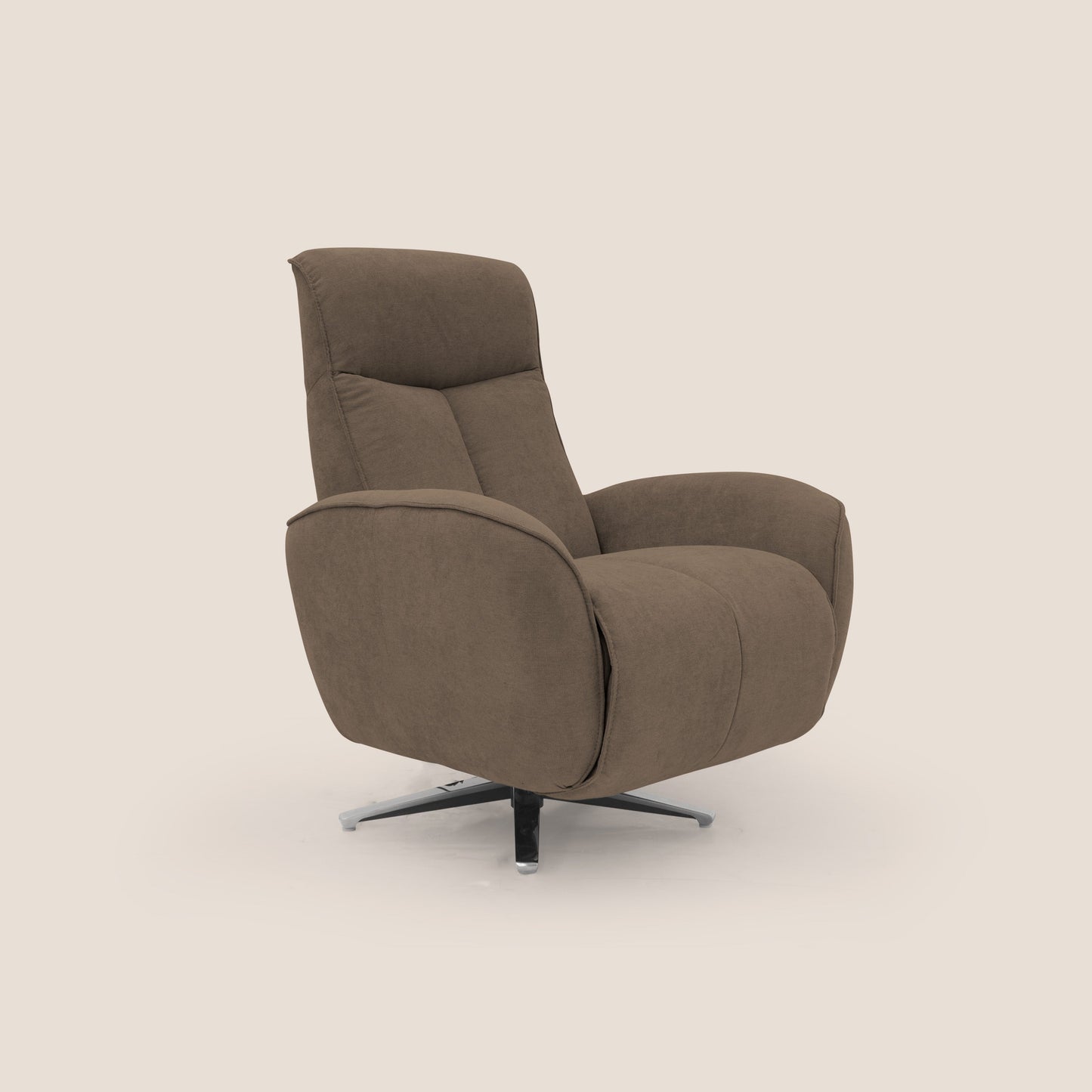 Poltroncina EVA RELAX in morbido tessuto impermeabile T02 marrone