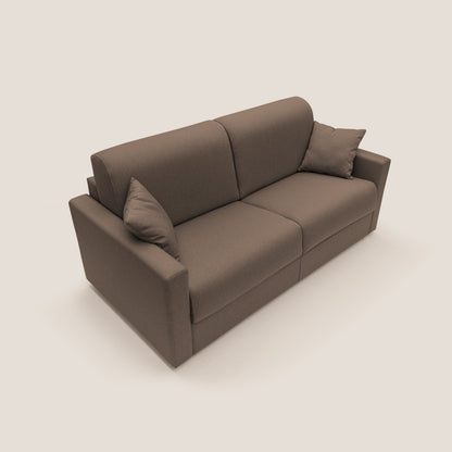 Chris Divano letto matrimoniale in tessuto impermeabile T13 marrone