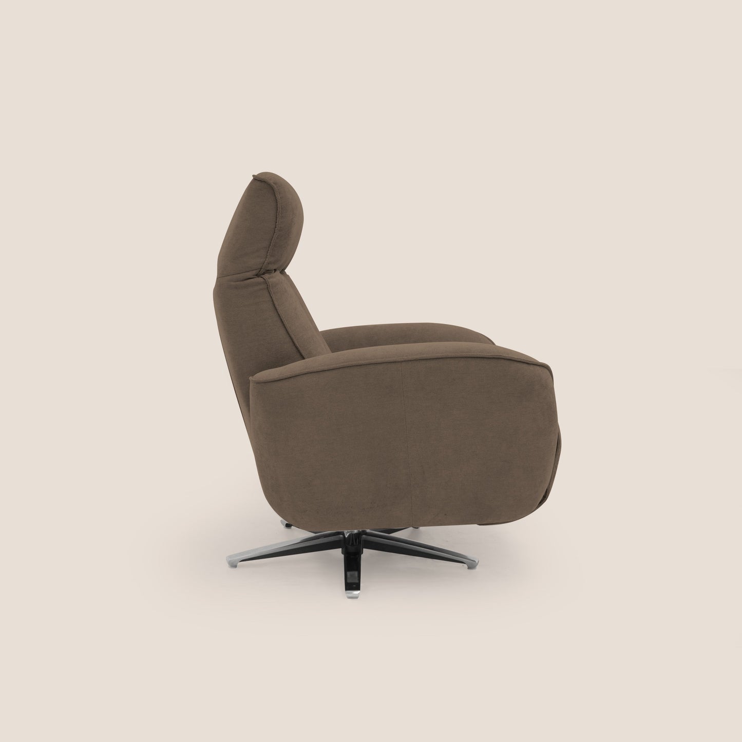 Poltroncina EVA RELAX in morbido tessuto impermeabile T02 marrone