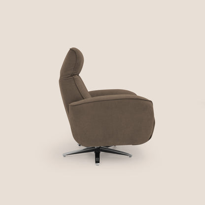 Poltroncina EVA RELAX in morbido tessuto impermeabile T02 marrone