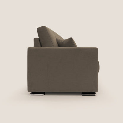 Giove divano in morbido tessuto impermeabile T02 marrone