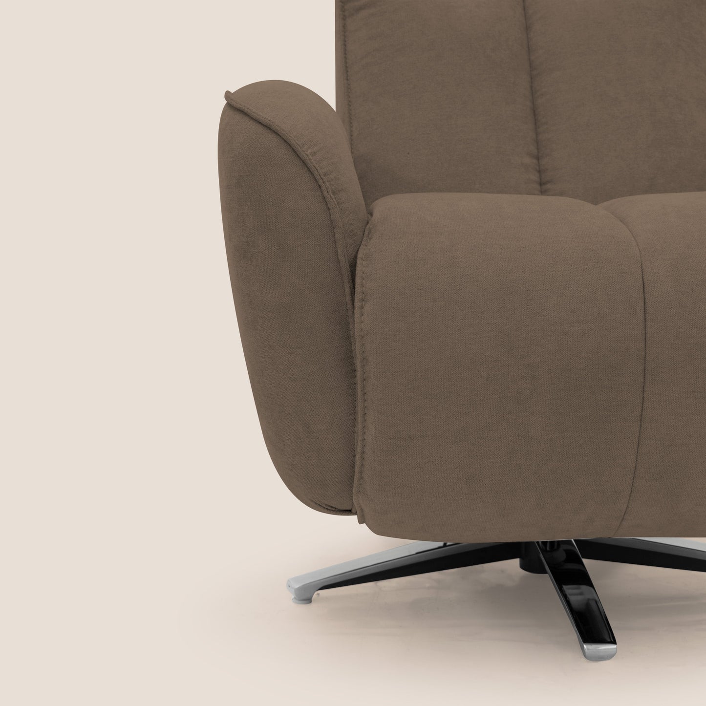 Poltroncina EVA RELAX in morbido tessuto impermeabile T02 marrone