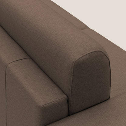 Chris Divano letto matrimoniale in tessuto impermeabile T13 marrone