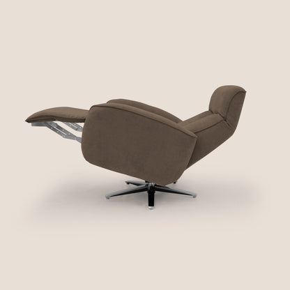 Poltroncina EVA RELAX in morbido tessuto impermeabile T02 marrone