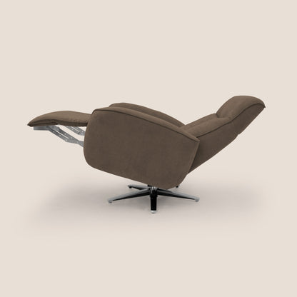 Poltroncina EVA RELAX in morbido tessuto impermeabile T02 marrone