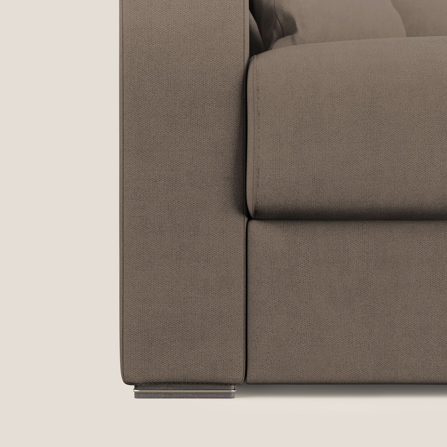 Best Divano letto matrimoniale in tessuto impermeabile T02 marrone