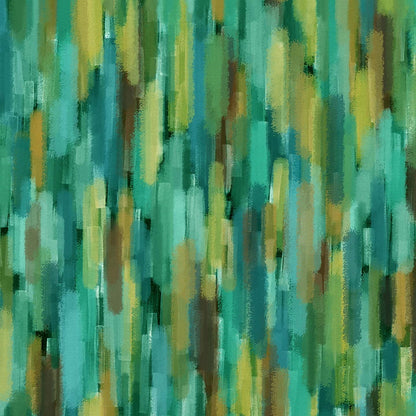 Collezione Brush-line cuscini a fantasie multicolor in velluto impermeabile verde