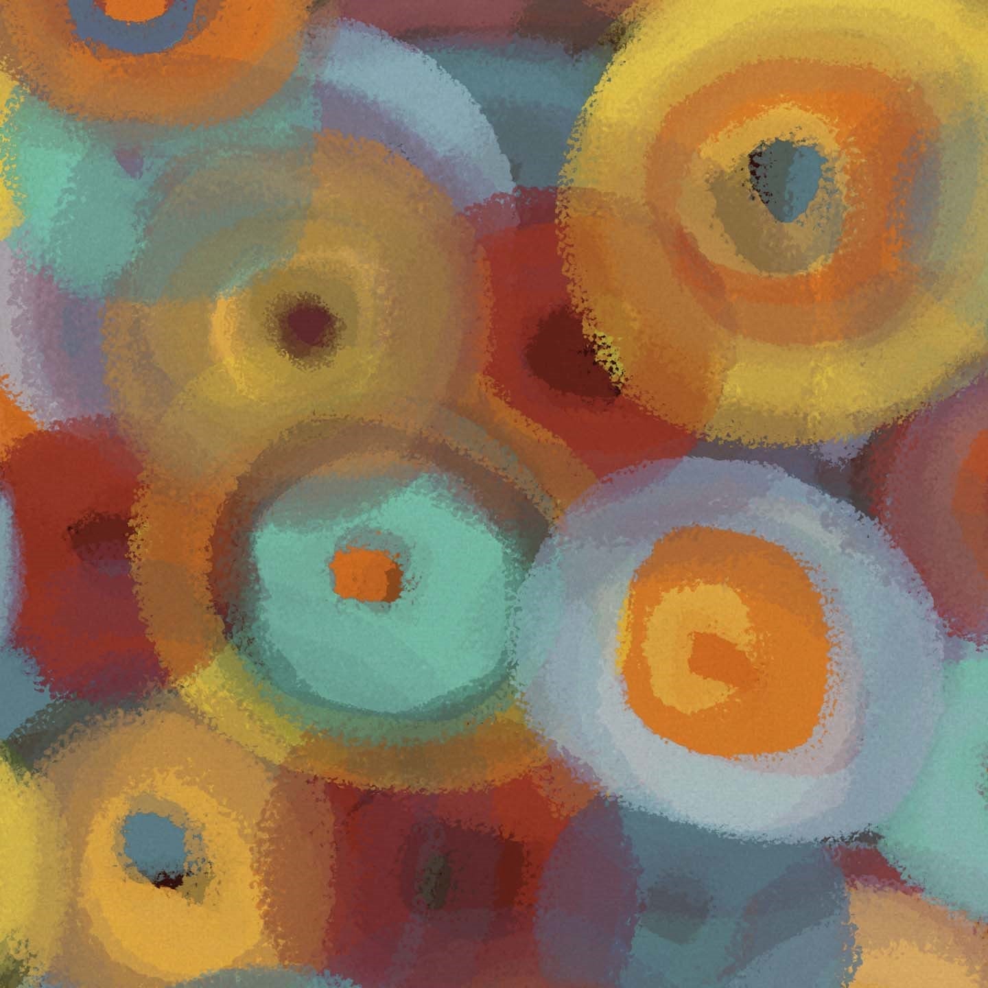 Brush-circle collezione cuscini a fantasie multicolor in velluto impermeabile giallo