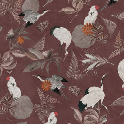 Cacadou elegante collezione di cuscini a fantasia in velluto impermeabile rosso