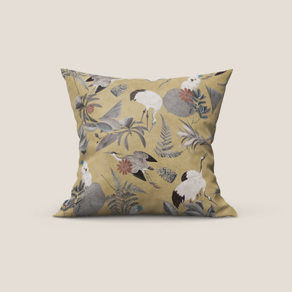 Cacadou elegante collezione di cuscini a fantasia in velluto impermeabile oro