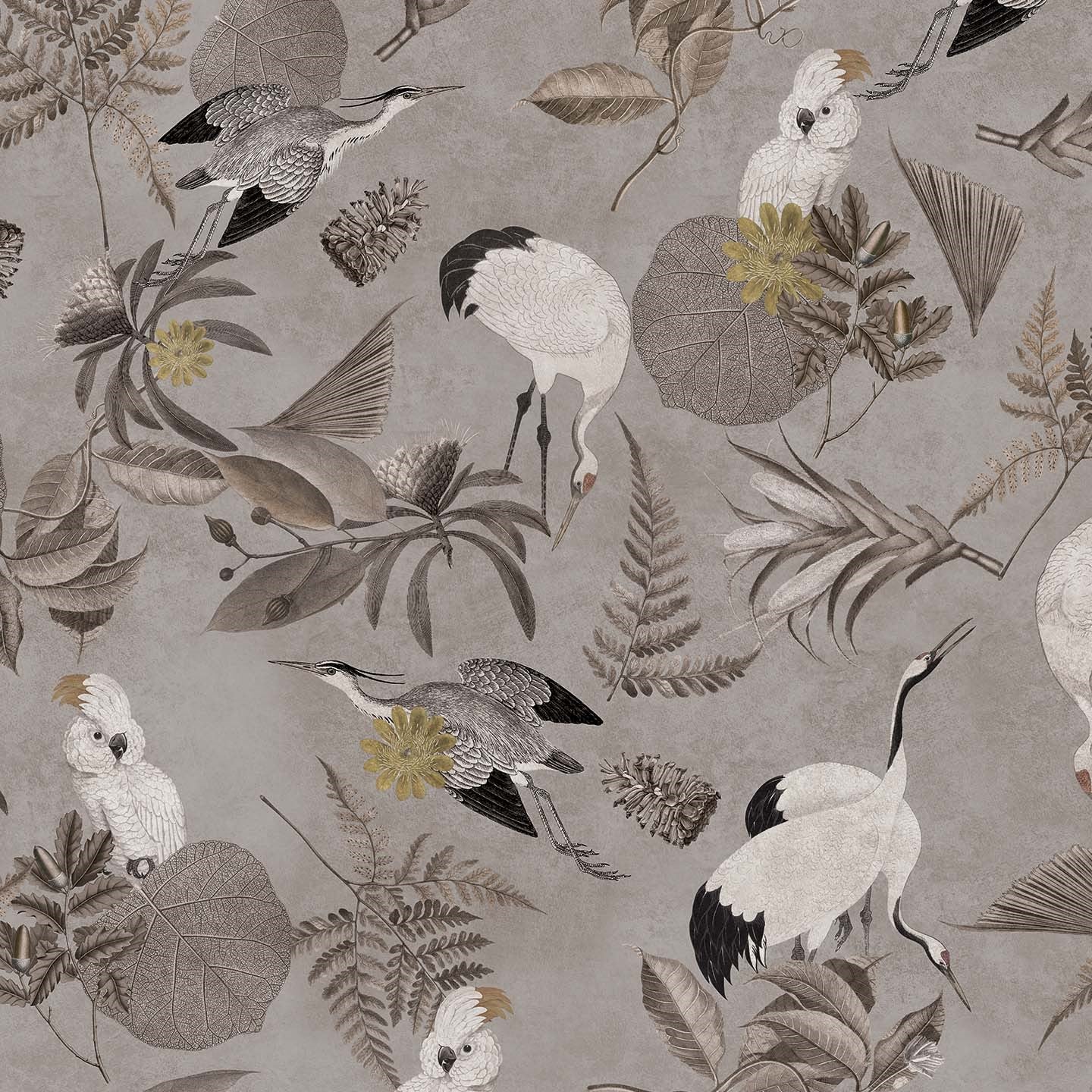 Cacadou elegante collezione di cuscini a fantasia in velluto impermeabile grigio