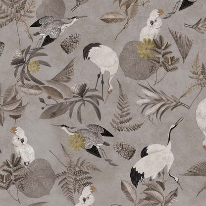 Cacadou elegante collezione di cuscini a fantasia in velluto impermeabile grigio