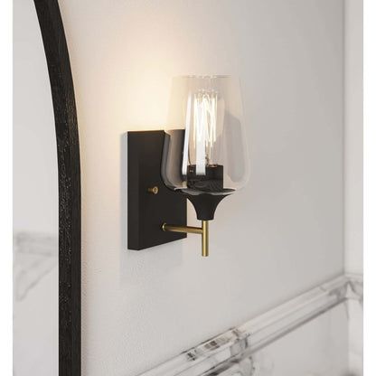 2-set Modern Farmhouse Sconce Glass Wall Lights with UL Certified