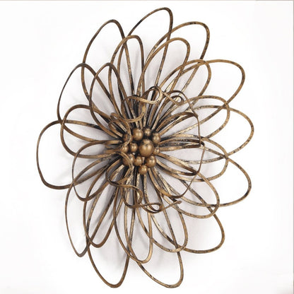 Flower Urban Design Metal Wall Decor