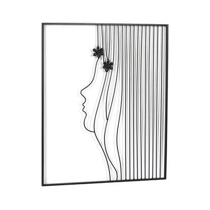 Adeco Metal Square Frame Wall Decor