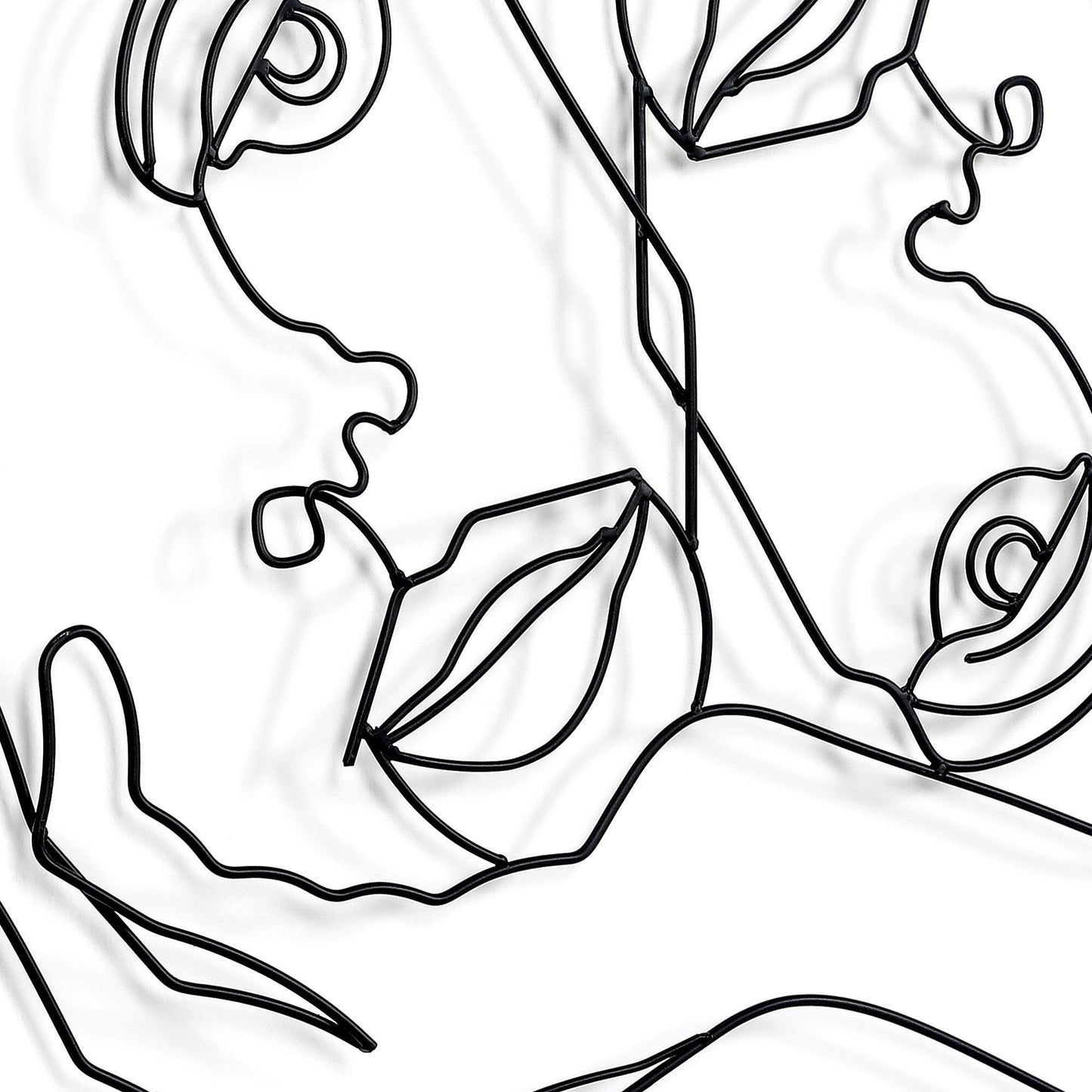 Adeco Metal Square Frame Wall Decor