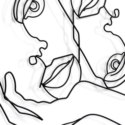 Adeco Metal Square Frame Wall Decor