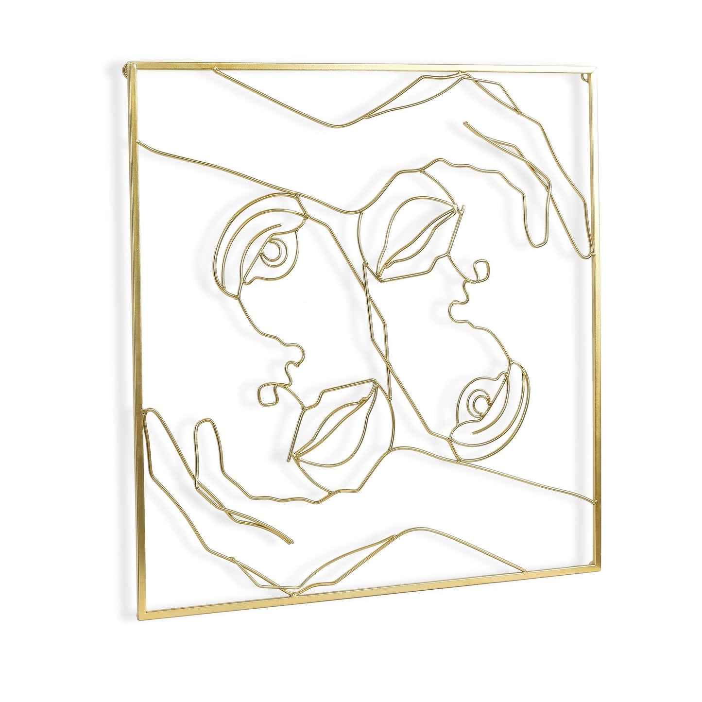 Adeco Metal Square Frame Wall Decor