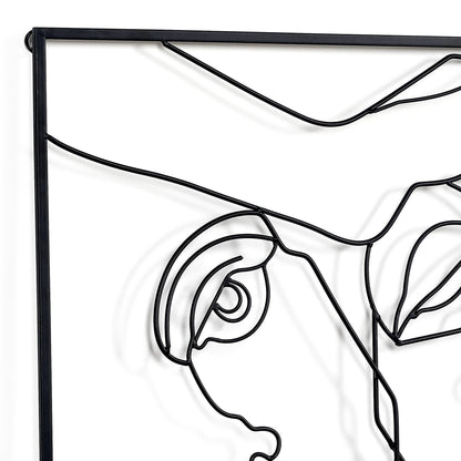 Adeco Metal Square Frame Wall Decor