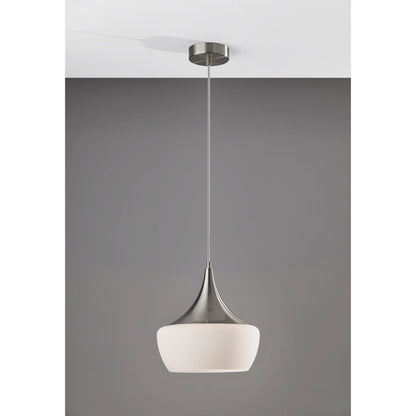 Adesso Black or Steel Eliza Pendant Lamp