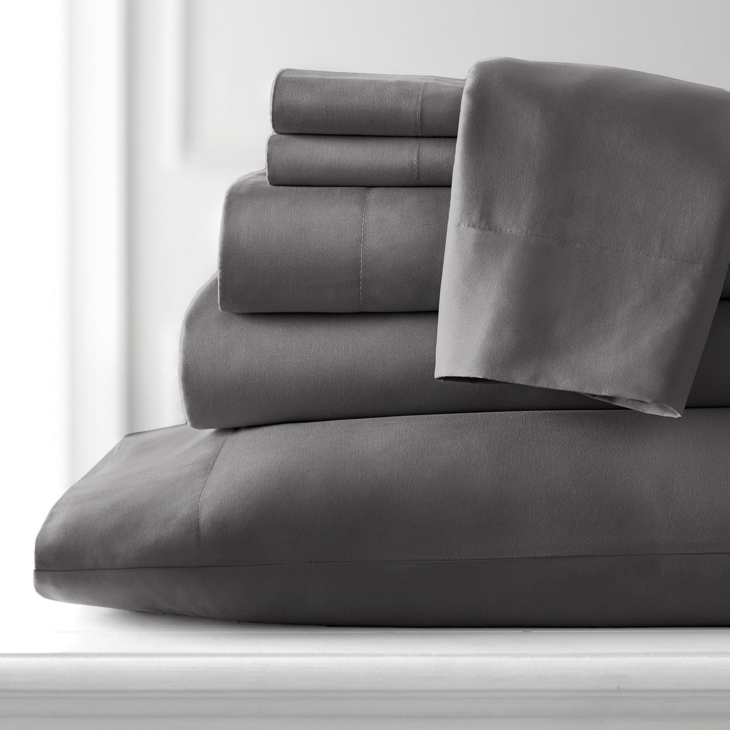 Adjustable Mattress Split King Ultra-Soft 7-piece Bed Sheet Set