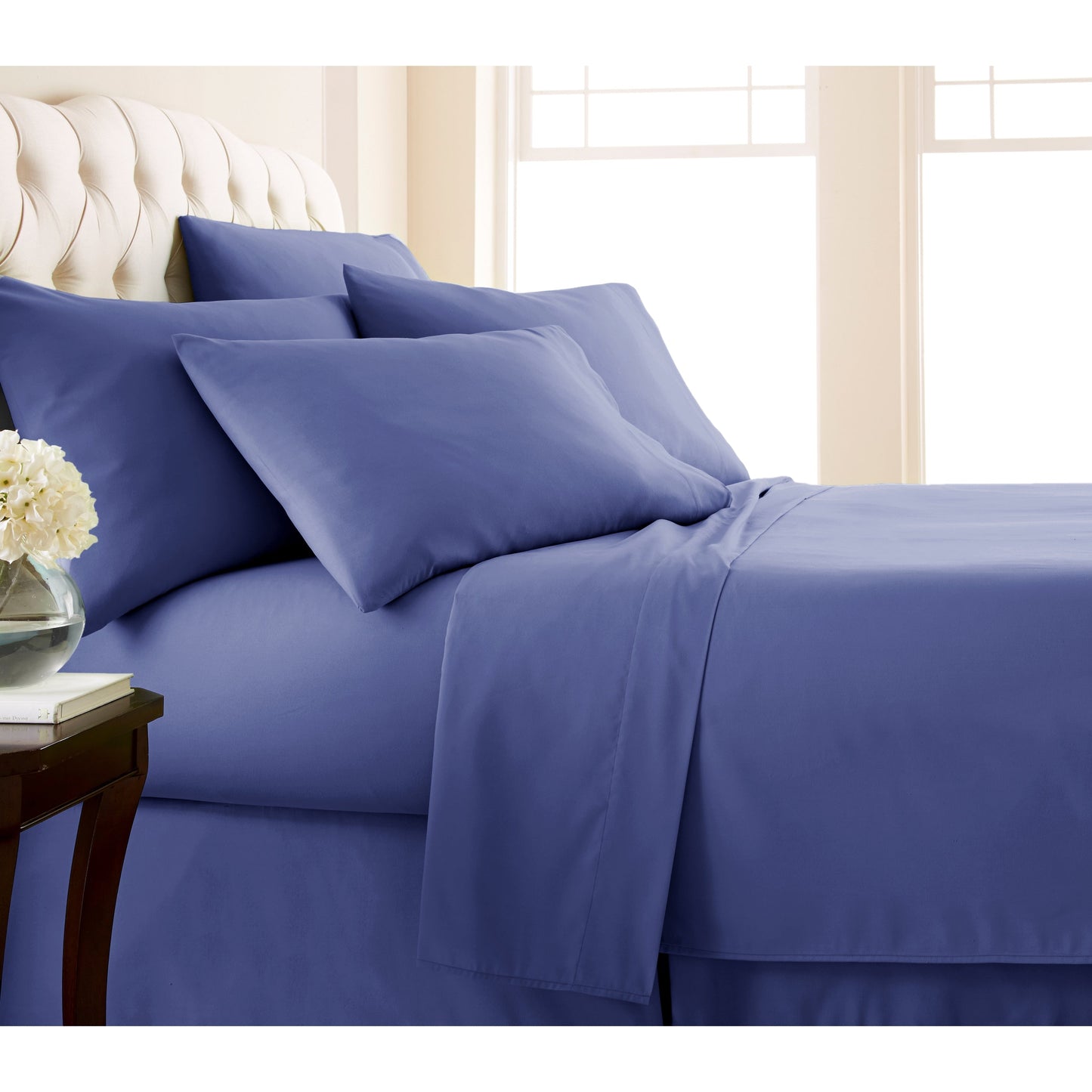 Adjustable Mattress Split King Ultra-Soft 7-piece Bed Sheet Set