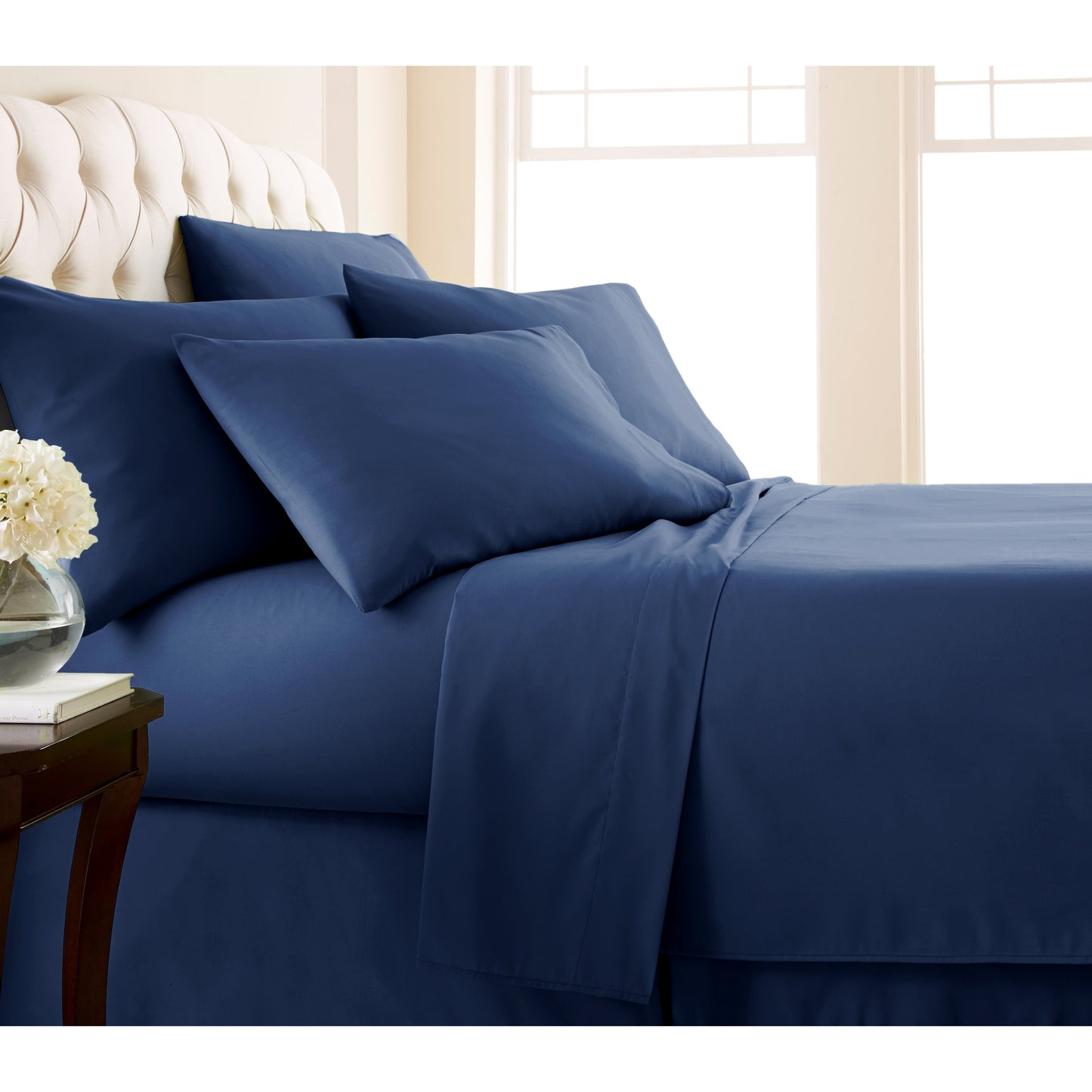 Adjustable Mattress Split King Ultra-Soft 7-piece Bed Sheet Set