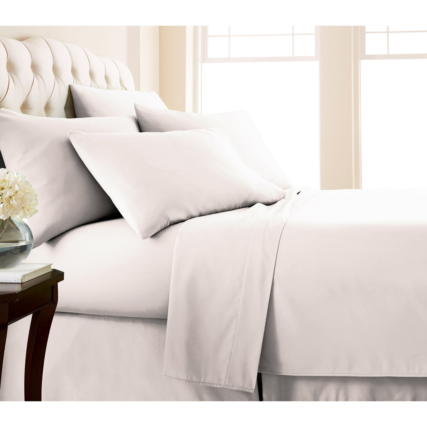 Adjustable Mattress Split King Ultra-Soft 7-piece Bed Sheet Set