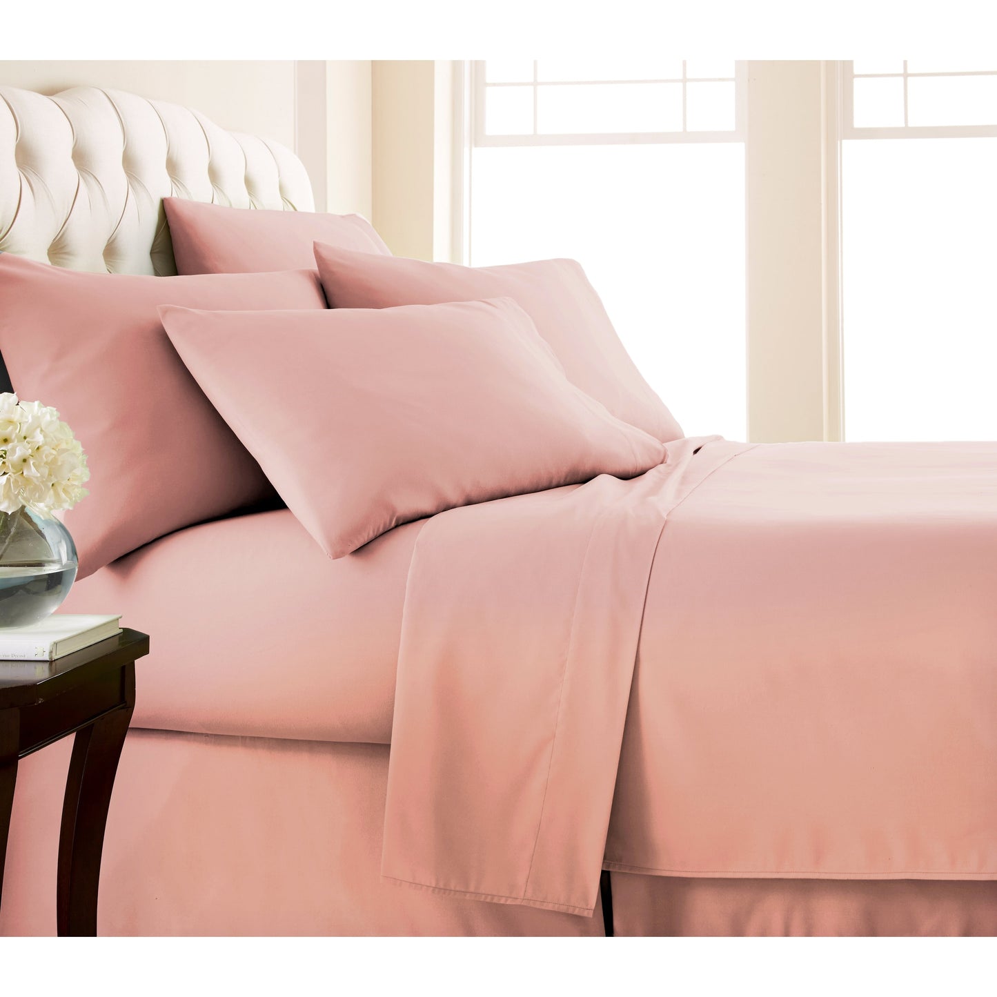 Adjustable Mattress Split King Ultra-Soft 7-piece Bed Sheet Set