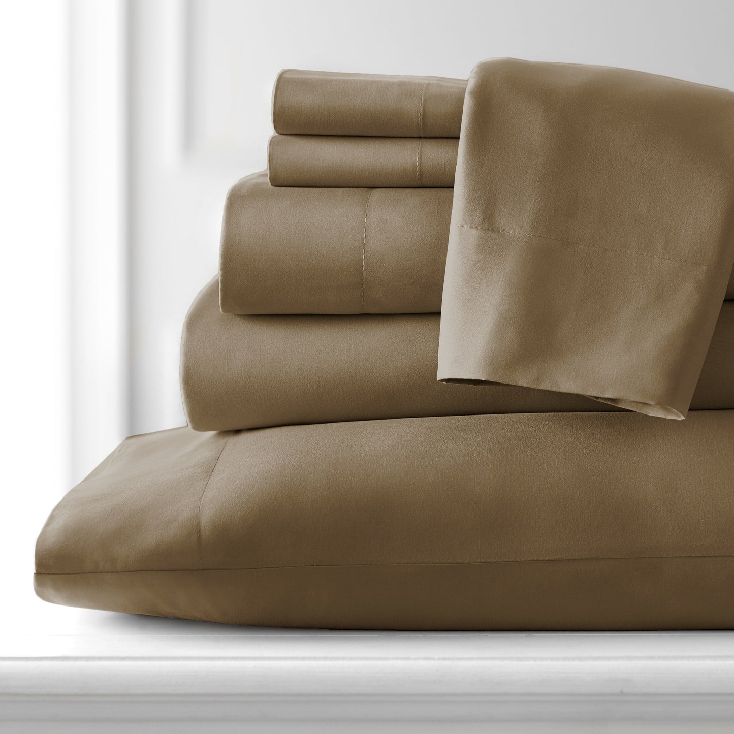 Adjustable Mattress Split King Ultra-Soft 7-piece Bed Sheet Set