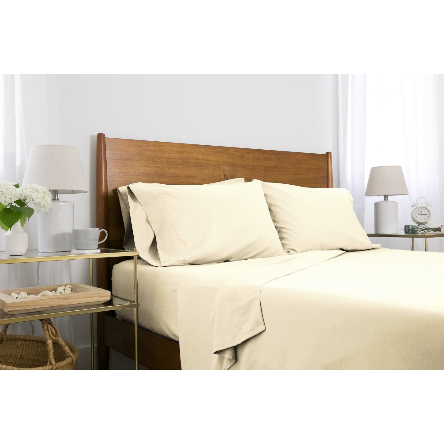 Adjustable Mattress Split King Ultra-Soft 7-piece Bed Sheet Set