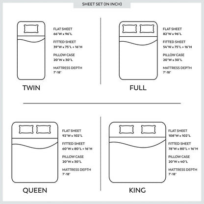 Aireolux 600TC Cotton Wrinkle Resistant Sateen Sheet Set