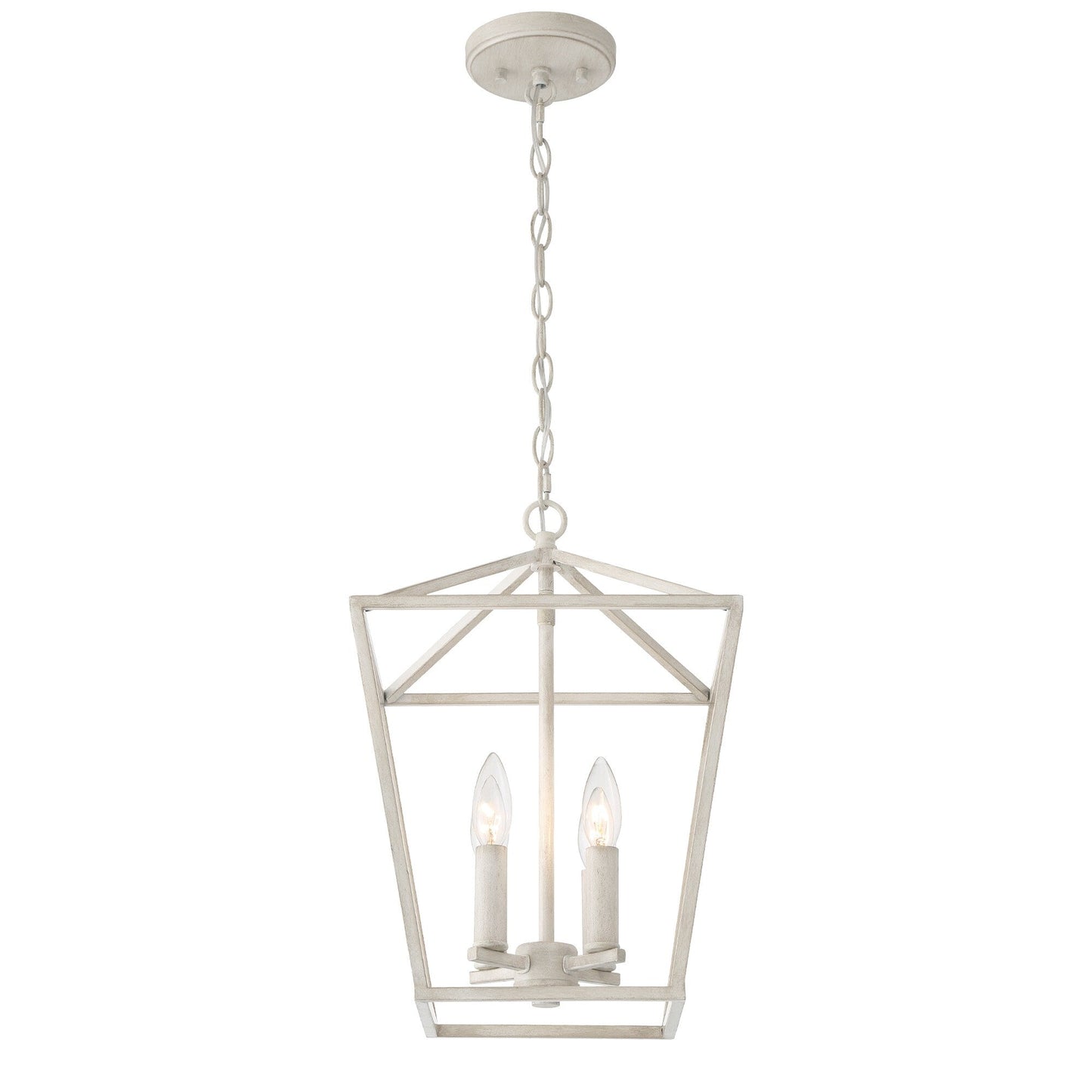 Finnick 4-light Modern Farmhouse Lantern Kitchen Island Pendant with UL Certified