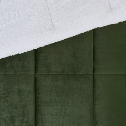 Woolrich Alton Plush to Sherpa Down Alternative Comforter Set