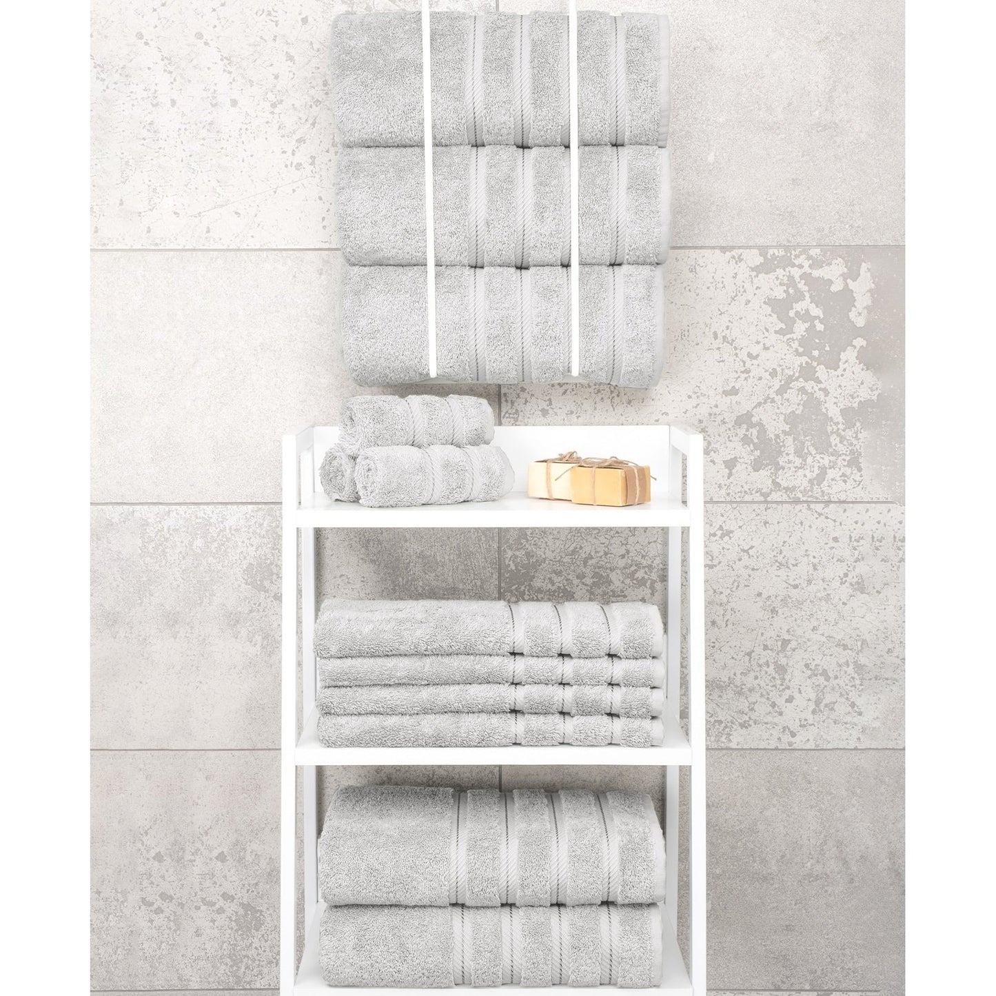 American Soft Linen 100% Cotton Turkish Bath Towels Large, 4 Pack Luxury Hotel Spa Quality Turkish Bath Towels Bathroom Sets