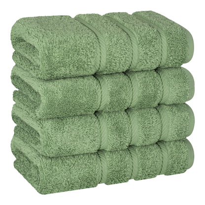 American Soft Linen 4-Piece Turkish Hand Towel Set