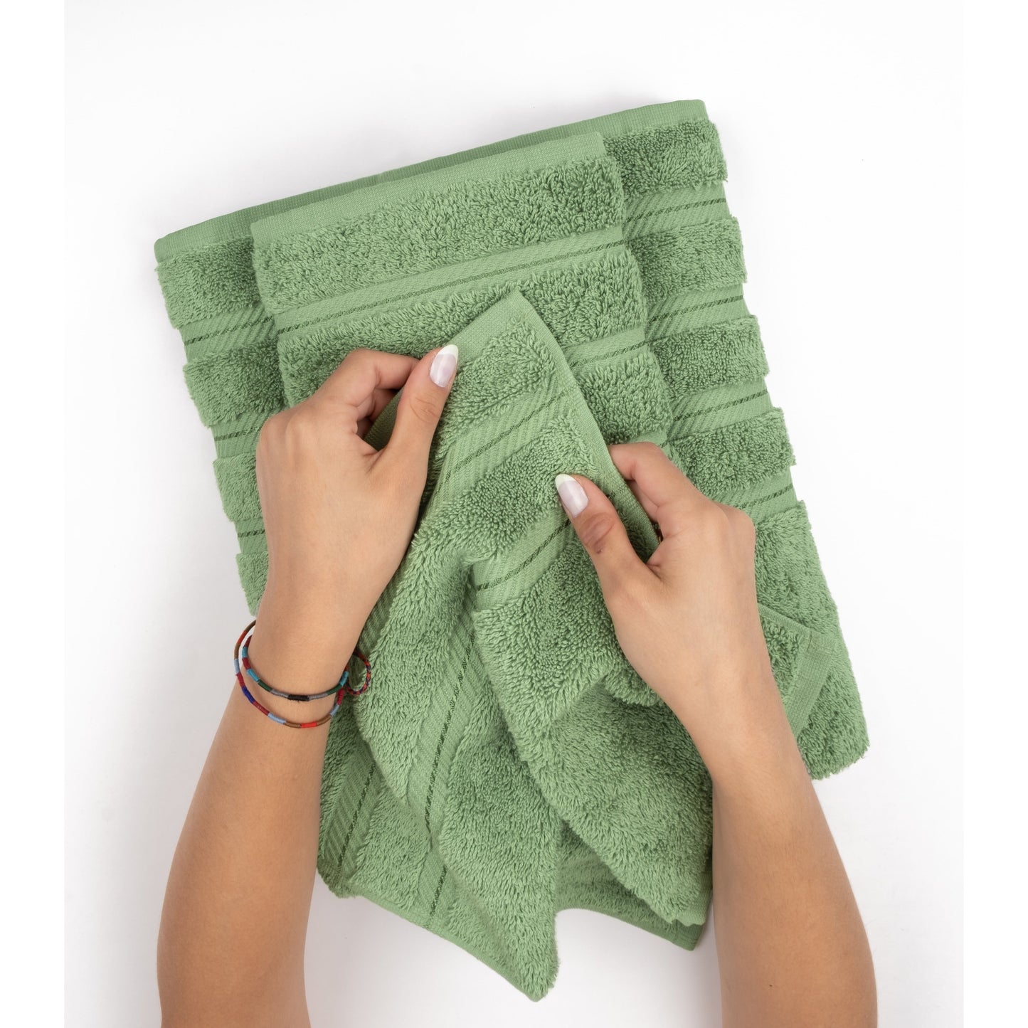 American Soft Linen 4-Piece Turkish Hand Towel Set
